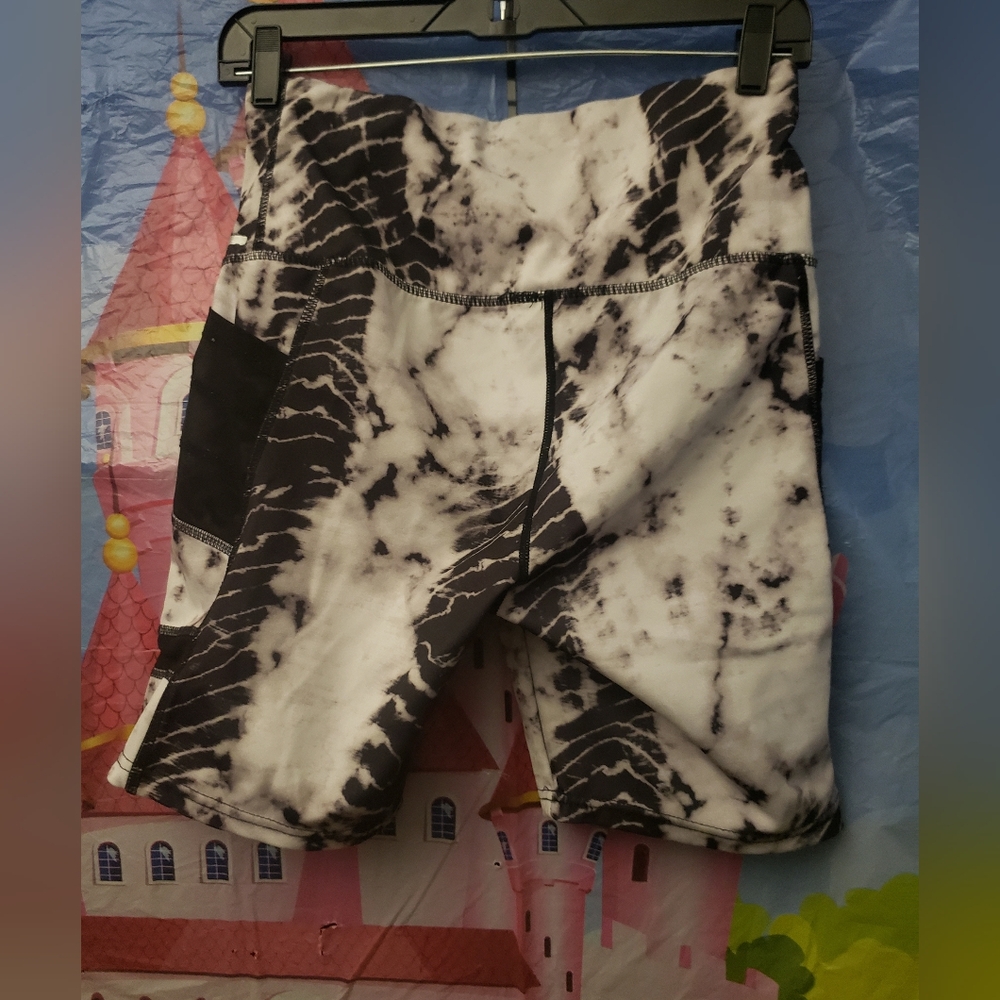 Medium Black and White Shorts